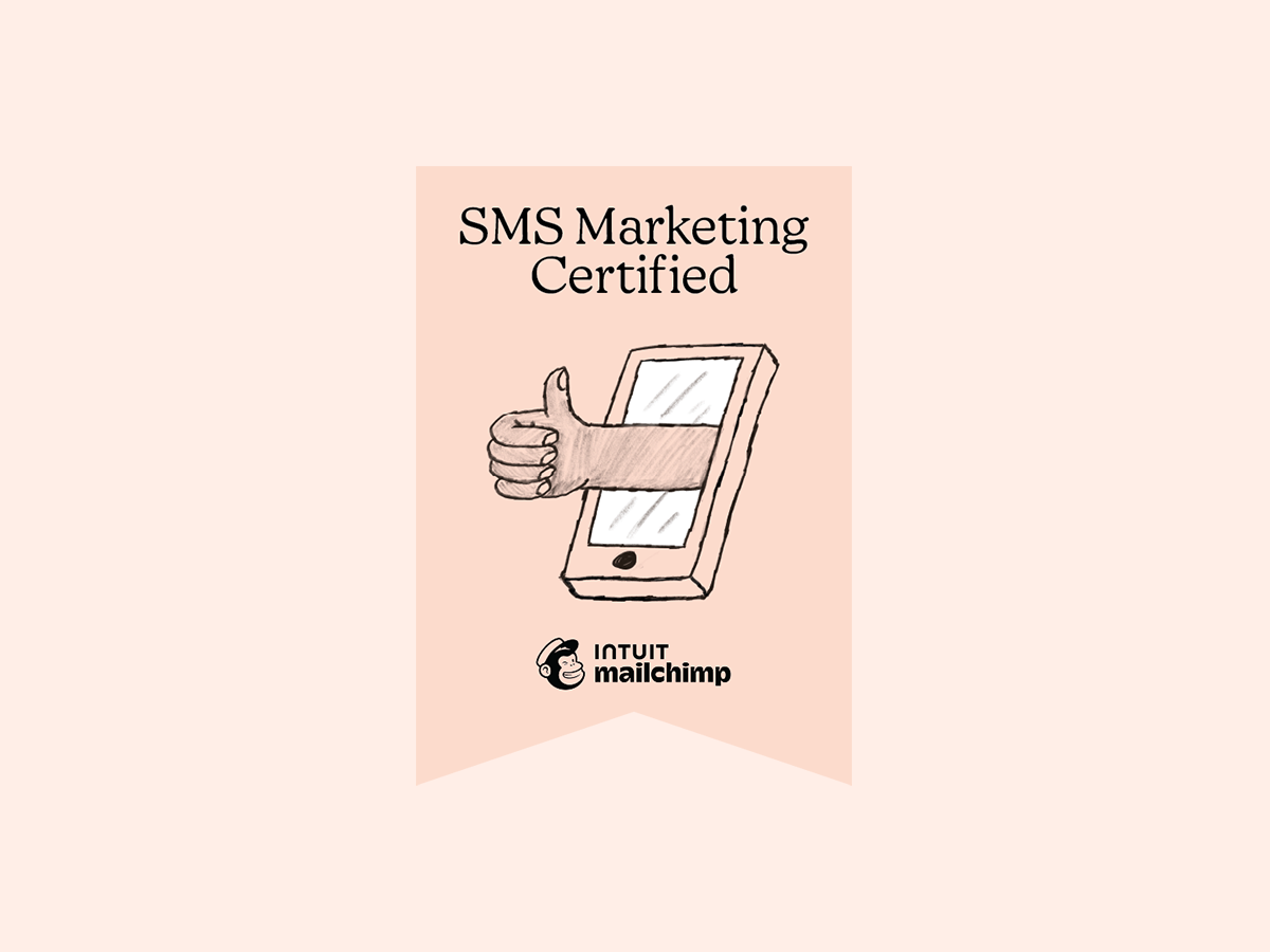 Incondite Media is officially certified in Mailchimp SMS Marketing.